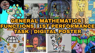 GENERAL MATHEMATICS  FUNCTIONS  1ST PERFORMANCE TASK  DIGITAL POSTER [upl. by Hutton]