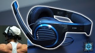 Sennheiser U320 Gaming Headset Review PS4XboxOnePC Compatible [upl. by Ivanah]