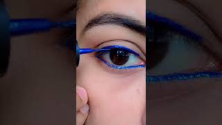 🇧 🇱 🇺 🇪 💫🪄easy eyeliner looks🪄💙💙👁️eyemakeup eyes trending [upl. by Paul783]