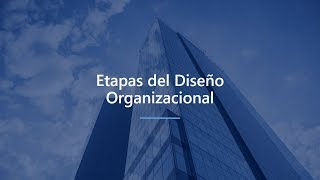 Etapas de Diseño Organizacional [upl. by Elwaine779]