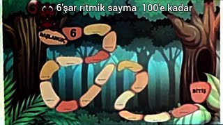 6şar ritmik sayma😍 gazanya 👈altışar ritmik sayma 100e kadar bol bol tekrarlı 6şer ritmik sayma [upl. by Leirrad]