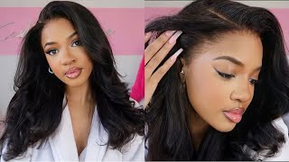 THE MOST REALISTIC WIG EVER KINKY 4C EDGES LACE WIG  ILikeHair [upl. by Damien]