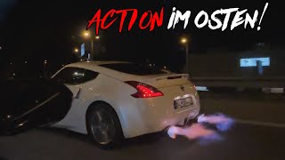 Car Meet in Bratislava  Drifts GR Yaris Drag Race amp Armytrix Tunnel Sound [upl. by Adelia]