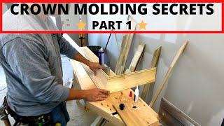 Crown Molding Secrets pt 1  What they dont teach you [upl. by Nedi71]