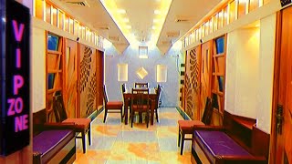 Dhaka to Potuakhali at Luxurious Vip Cabin of Sundarban 14 launch lSahanaj Tamanna [upl. by Annairam]