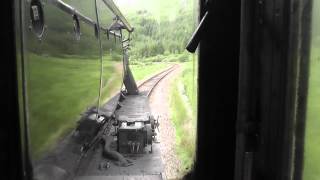 The Jacobite footplate ride 3rd July 2012 [upl. by Llemrej658]