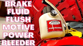 Brake Fluid Flush using Motive Power Bleeder [upl. by Tsepmet]