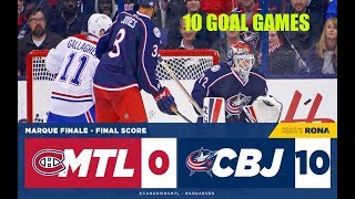 NHL 10 Goal Games [upl. by Nilya]