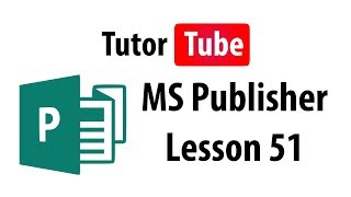 MS Publisher Tutorial  Lesson 51  Setting Up Mail Merge [upl. by Ohploda431]