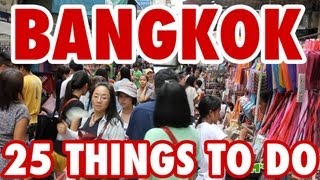 25 Amazing Things To Do in Bangkok Thailand [upl. by Ehcadroj250]