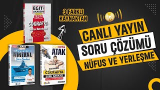 CANLI YAYIN  NÜFUS SORU ÇÖZÜMÜ [upl. by Torrin598]