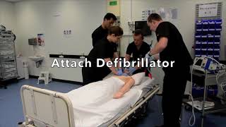 Defibrillation  One Minute Resuscitation ACLS [upl. by Niltak]