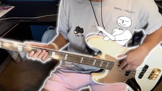 Oncle Jazz  Men I Trust bass cover [upl. by Notnek]