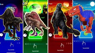 Indoraptor vs Jurassic world vs Godzila vs tRex Spider Man [upl. by Lukash]