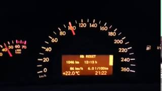 Mercedes Benz C180 Kompressor 0  200 Kmh Beschleunigung Acceleration [upl. by Riggall472]