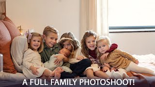 FIRST FAMILY PHOTOSHOOT  FAMILY OF 8 [upl. by Marmion]