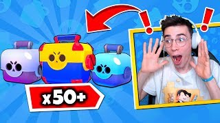 UNBOXING PONAD 50 SKRZYNEK w Brawl Stars [upl. by Ihcas]