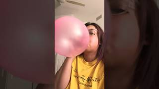 BALLOON ASMR  girl blowing balloon sounds [upl. by Melville636]