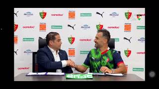 Le Président de Mouloudia Club d’Alger prolonge le contrat de l’entraîneur Amir Beaumelle [upl. by Aianat]