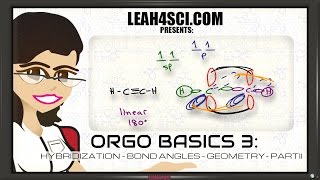 sp2 and sp Hybridization Bond Angle and Geometry In Organic Chemistry Basics 3 [upl. by Elletsirhc704]