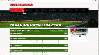 Polski serwis livescore wyniki na żywo  wyniki live LiveScorespl [upl. by Radford882]