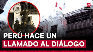 Perú rechaza violación del Convenio de Viena y llama al diálogo entre México y Ecuador [upl. by Fenny]