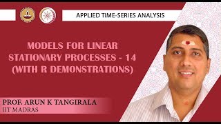 Lecture 22A Models for Linear Stationary Processes 14 with R Demonstrations [upl. by Eisse]