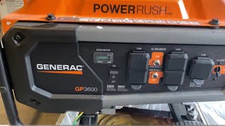 Generac 3600 generator oil change [upl. by Juanne]