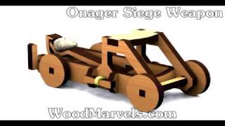 Mangonel Siege Weapon How to Build HD [upl. by Anifur]