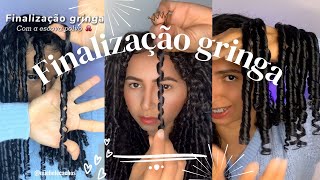 FINALIZAÇÃO GRINGA COM A ESCOVA POLVO MUITA DEFINIÇÃO NOS CACHOS 😍😍 [upl. by Laumas]