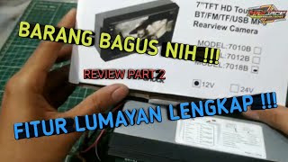 Review Car Mp5 Player Double Din Layar 7 Inc Part 2 [upl. by Airretnahs]