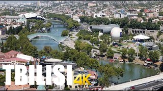 Tbilisi Georgia walking tour 4k 60fps [upl. by Indnahc]