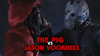 The Pig SAW vs Jason Voorhees Stop Motion [upl. by Atinihc]