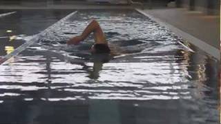 Front crawl Swimming technique  arms timing [upl. by Enuahs153]