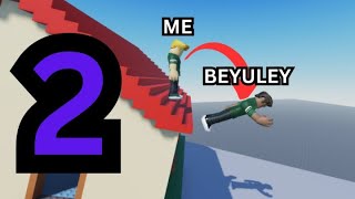 The Slide House Tumble Experience Part 2 Roblox Funny Moments ft Beyuley aka Ghost [upl. by Landis233]