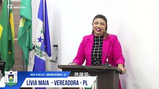 15022024  Pronunciamento da Vereadora Lívia Maia [upl. by Akamahs]