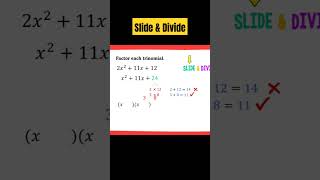 Factoring trinomials algebra [upl. by Malley896]