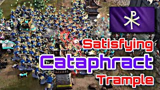 Another Three Minutes of Satisfying Cataphract Trample  Age of Empires 4 [upl. by Sera]