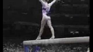 Svetlana Boginskaya  1996 Olympics Team Optionals  Balance Beam [upl. by Alyl]