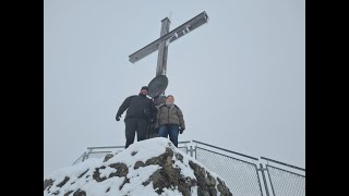 Oberstdorf  Tag 2   Das Nebelhorn  2224 m   Viel Schnee im Oktober auf dem Nebelhorn [upl. by Iznyl237]