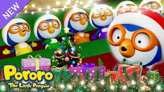 ⭐New⭐Ten in the Bed Christmas ver  Ten Pororos in the Christmas Bed  Pororo Nursery Rhymes [upl. by Nasho]