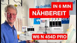 WERTARBEIT Overlock W6 N 454D Pro – Die AllinOne Overlock für Perfekte Nähprojekte [upl. by Etteniuq922]