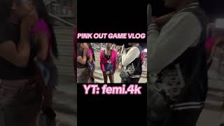 Pink Out Gam Vlog school schoolvlog vlog dayinthelife pinkoutday schoolvlog highschool [upl. by Kippy]