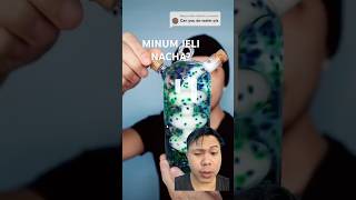 MINUM JELI NACHA mukbang drinking drink satisfying food [upl. by Jeremias]