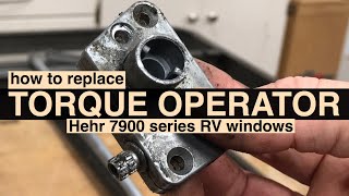 Torque Operator Repaired in Hehr RV Window [upl. by Kho]