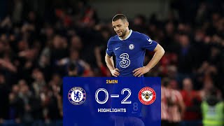 Chelsea v Brentford 02  Highlights  Premier League [upl. by Ylam]