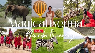 Kenya Travel Vlog  10Day Nairobi Itinerary [upl. by Nysilla]