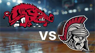 Arkansas vs Troy Basketball Recap [upl. by Redford]