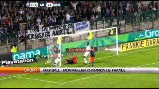 France Le club de Montpellier champion de football [upl. by Clywd]