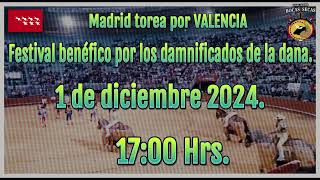 Palacio de Vistalegre El festival benéfico va por telemadrid MADRID TOREA POR VALENCIA [upl. by Najar960]